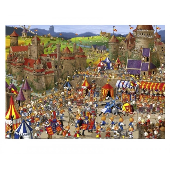 Heye - Битва кроликів. Франко Рюєр (Bunny battles. Francois Ruyer), 1000ел.