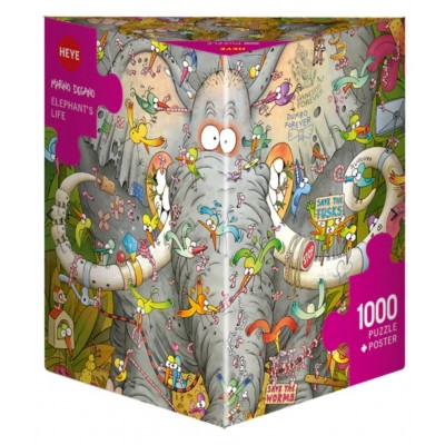 Heye - Життя слона. Маріно Дегано. (Elephant's life. Marino Degano), 1000 ел.