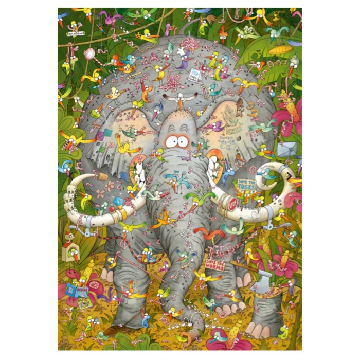 Heye - Життя слона. Маріно Дегано. (Elephant's life. Marino Degano), 1000 ел.