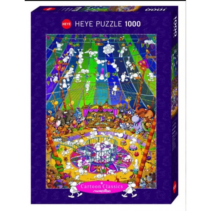 Heye - Класичні мультики: Шалений цирк. Морділло (Cartoon Classics. Crazy circus. Mordillo), 1000ел