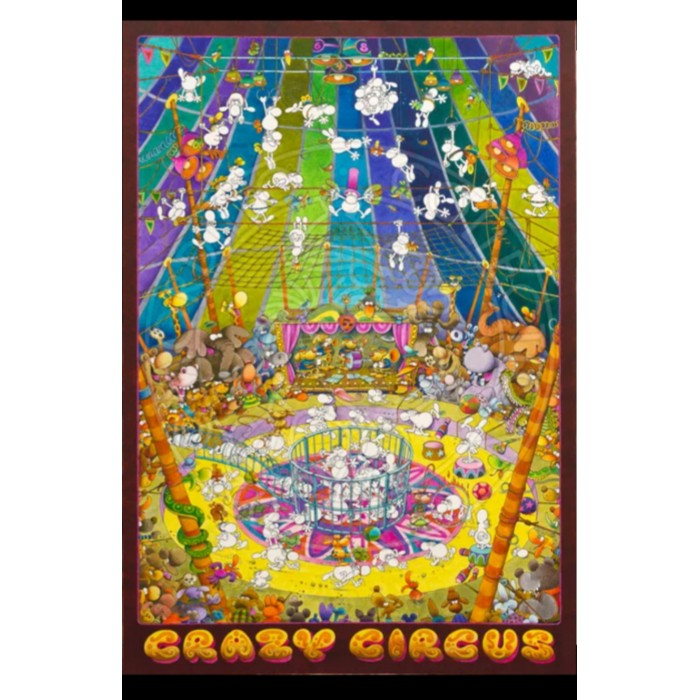 Heye - Класичні мультики: Шалений цирк. Морділло (Cartoon Classics. Crazy circus. Mordillo), 1000ел