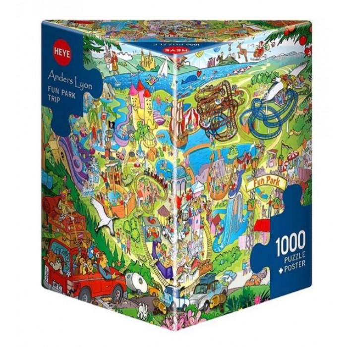 Heye - Поїздка в парк розваг. Андерс Ліон (Fun park trip. Anders Lyon), 1000 ел