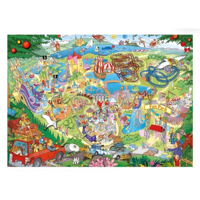 Heye - Поїздка в парк розваг. Андерс Ліон (Fun park trip. Anders Lyon), 1000 ел