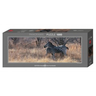 Heye - Панорама: Зебри в дикій природі ( Panorama: Zebras in the wild), 1000 ел