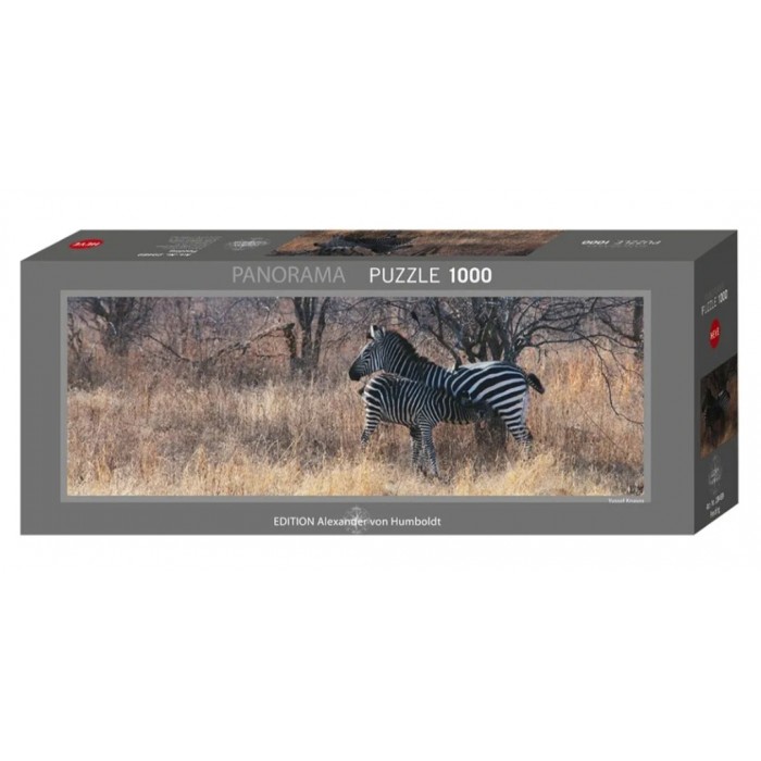 Heye - Панорама: Зебри в дикій природі ( Panorama: Zebras in the wild), 1000 ел