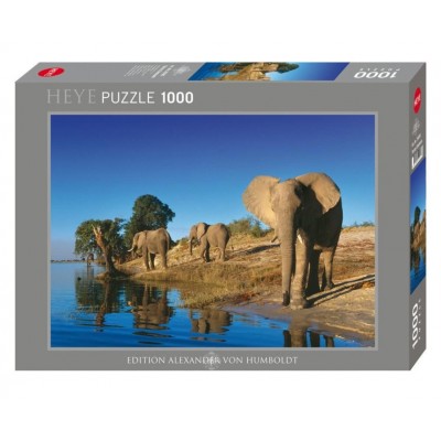 Heye - О. Гумбольдт: Слони біля водопою (A. Humboldt: Thirsty elephants), 1000 ел.
