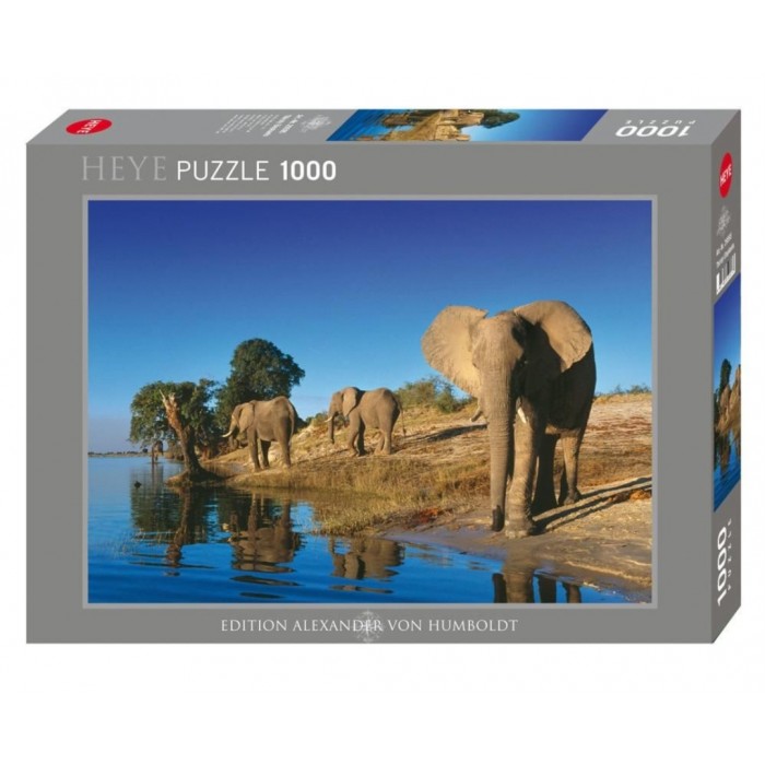 Heye - О. Гумбольдт: Слони біля водопою (A. Humboldt: Thirsty elephants), 1000 ел.