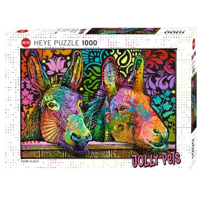 Heye - Надзвичайні тварини: Віслюча любов (Jolly Pets: Donkey Love), 1000 ел.