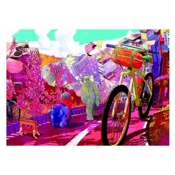 Heye - Велосипедне мистецтво: Тур в рожевому кольорі (Bike Art: Tour in Pink), 1000 ел.