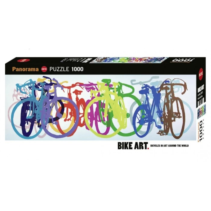 Heye - Велосипедне мистецтво: Кольоровий ряд (Bike Art: Coloful Row), 1000 ел.