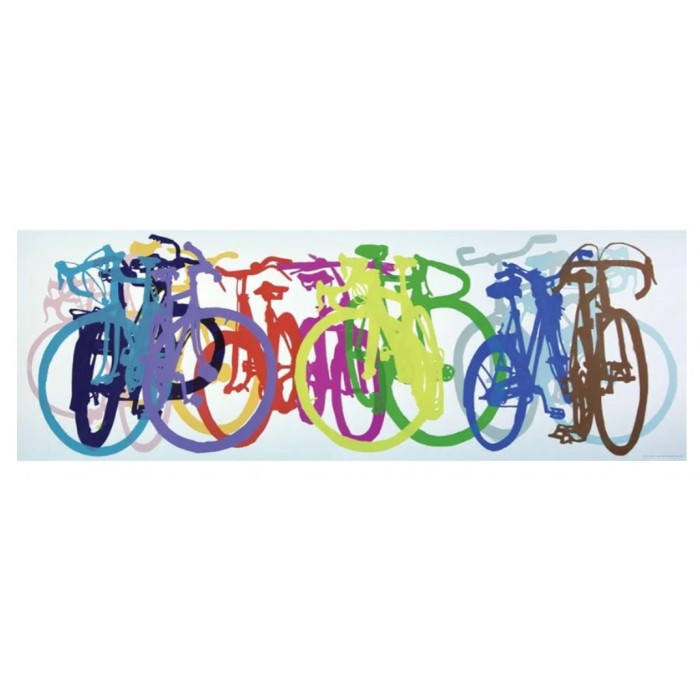 Heye - Велосипедне мистецтво: Кольоровий ряд (Bike Art: Coloful Row), 1000 ел.