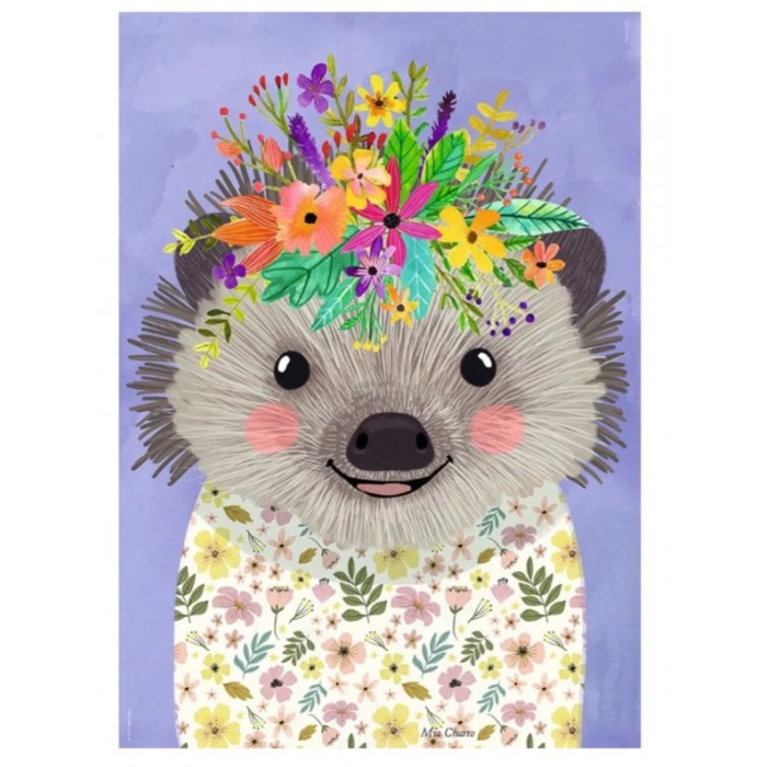Heye - Друзі флори: Кумедний їжачок (Floral Friends: Funny Hedgehog), 500 ел.