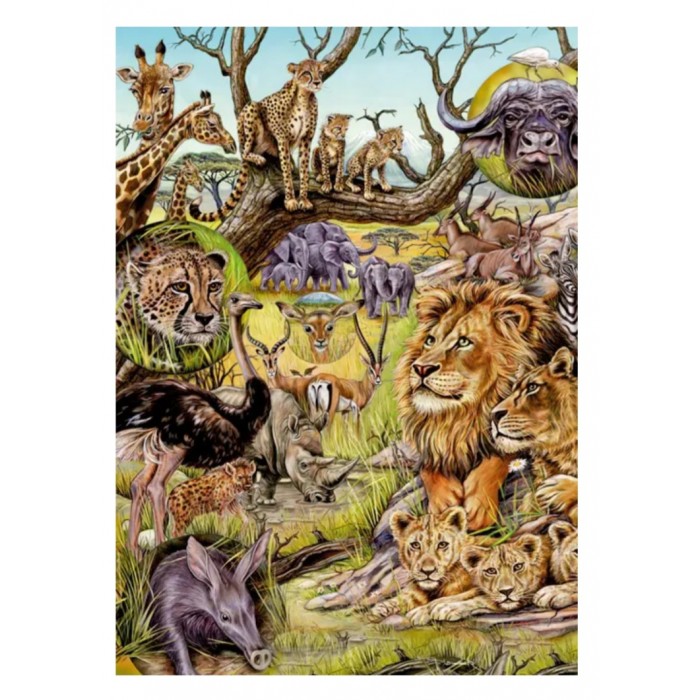 Heye - Флора та Фауна: Саванна (Flora and Fauna: Cavannah), 1000 ел.