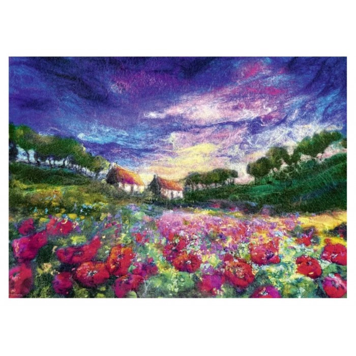 Heye - Польове мистецтво: Маки на заході сонця (Field Art: Sundown Poppies), 1000 ел.