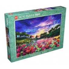 Heye - Польове мистецтво: Маки на заході сонця (Field Art: Sundown Poppies), 1000 ел.