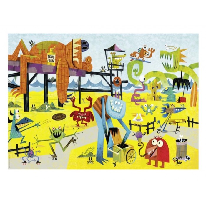 Heye - Монстри!: Пляж (Monsters!: Monster Beach), 1000 ел.