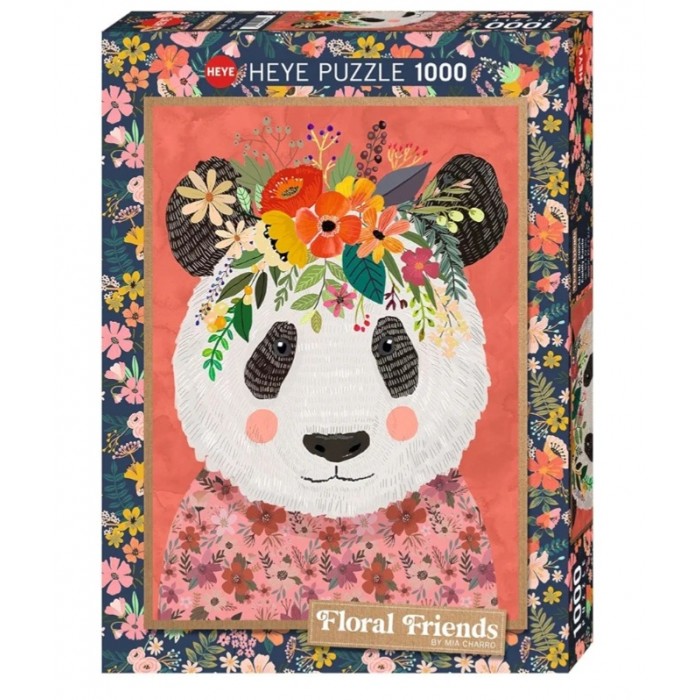 Heye - Друзі Флори: Мила Панда (Floral Friends: Cuddy Panda), 1000 ел.