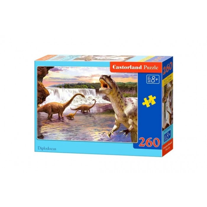 Castorland - Динозаври: Диплодоки, 260 ел.